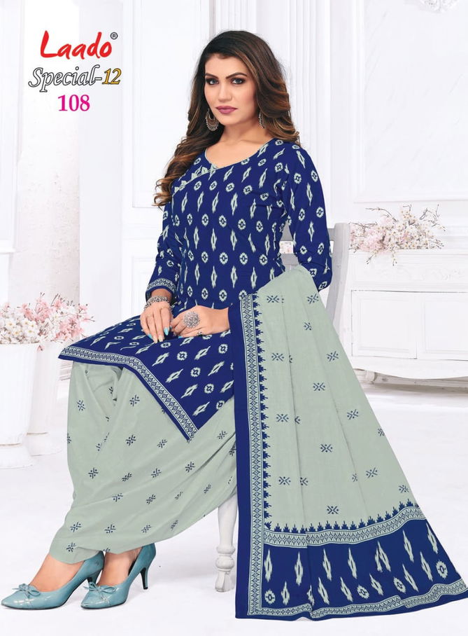 Special 12 By Laado Printed Cotton Dress Material Catalog